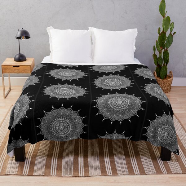 Item preview, handmade drawing of symmetrical mandala design designed and sold by NivyasArtistry.
