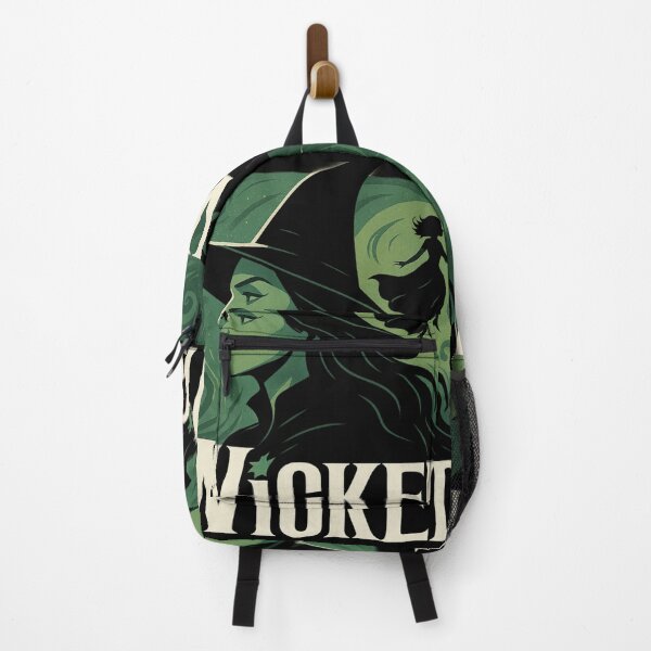 Item preview, Wicked Broadway Poster Tribute – Elphaba & Glinda Silhouette Art designed and sold by GirlyPopped.