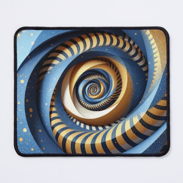 Item preview, Colorful Abstract Fibonacci Art 250 designed and sold by Vicky Brago-Mitchell®.