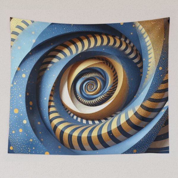 Item preview, Colorful Abstract Fibonacci Art 250 designed and sold by Vicky Brago-Mitchell®.