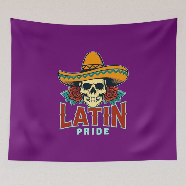 Item preview, Vibrant Skull and Sombrero designed and sold by Aise06.