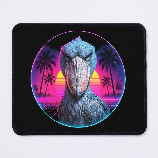 Item preview, Vaporwave Shoebill Sunset Gaze designed and sold by SUNAGIMO9999.