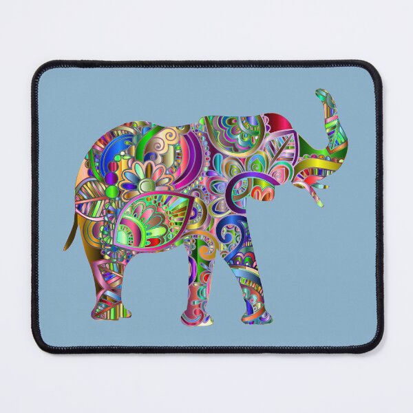 Item preview, Paisley Green-Mandala Elephant-Psychedelic Colors designed and sold by DiensDesign.