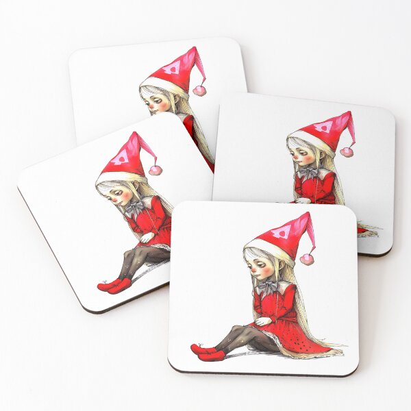 Item preview, Pretty Blonde Girl Elf Sticker designed and sold by ArtbyJustis.