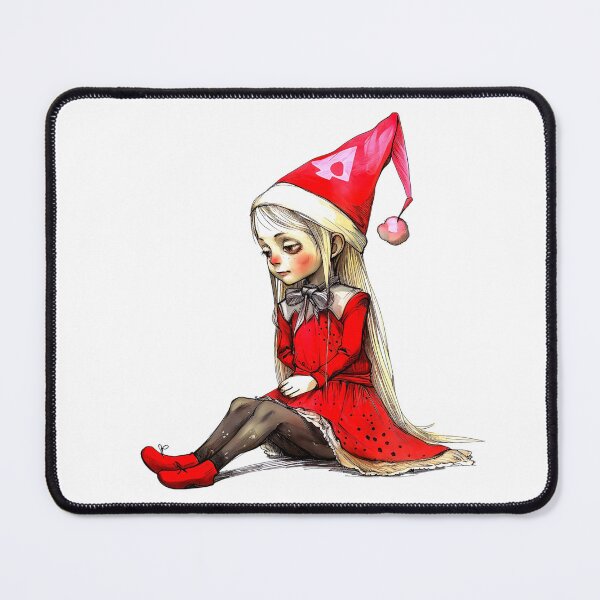 Item preview, Pretty Blonde Girl Elf Sticker designed and sold by ArtbyJustis.