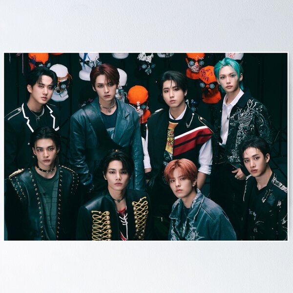 Item preview, Stray Kids World Tour 2025 DominATE teaser images poster ot8 kpop you make stray kids stay SKZ designed and sold by Kpop-Noona.