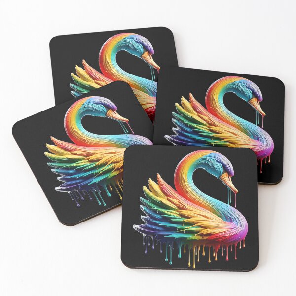 Item preview, Rainbow Swan designed and sold by Intriguing Designs.