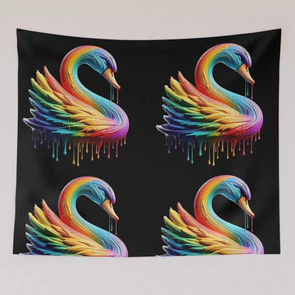 Item preview, Rainbow Swan designed and sold by Intriguing Designs.