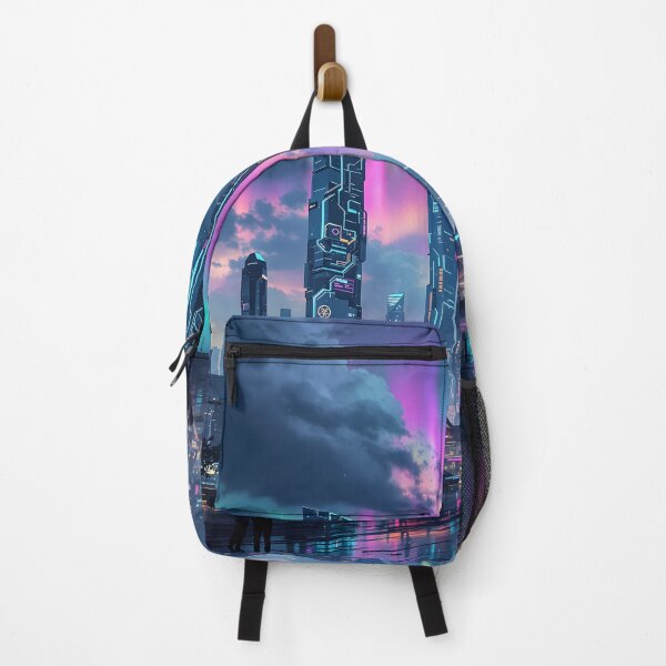 Item preview, Neon Metropolis at Twilight designed and sold by oanaunciuleanu.