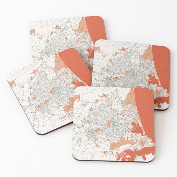 Item preview, Christchurch City Map of New Zealand - Bohemian designed and sold by deMAP.