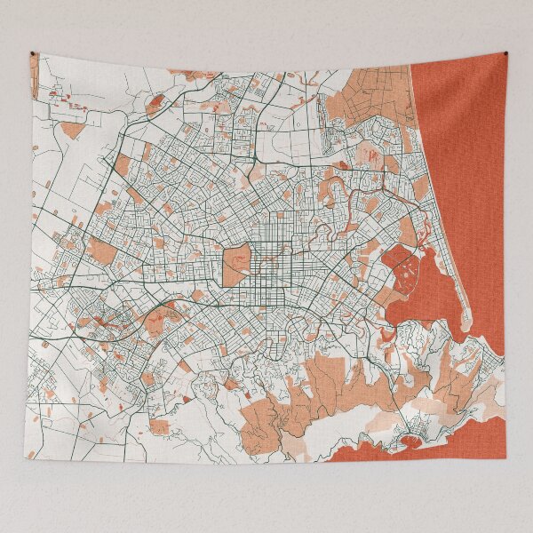 Item preview, Christchurch City Map of New Zealand - Bohemian designed and sold by deMAP.