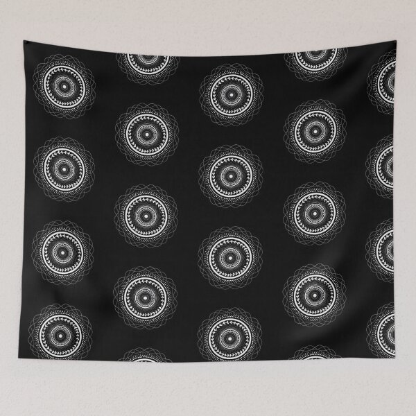 Item preview, drawing of a symmetrical geometric design designed and sold by NivyasArtistry.