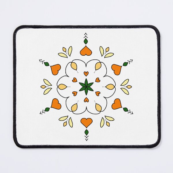 Item preview, Golden Heart Mandala designed and sold by BaiYok.