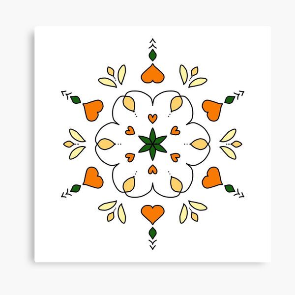 Item preview, Golden Heart Mandala designed and sold by BaiYok.