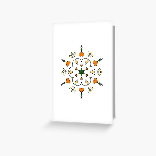 Item preview, Golden Heart Mandala designed and sold by BaiYok.