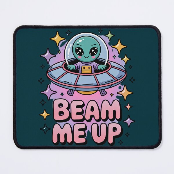 Item preview, Beam Me Up Alien UFO Art Print - Fun Space Themed Wall Decor designed and sold by pnidesign.