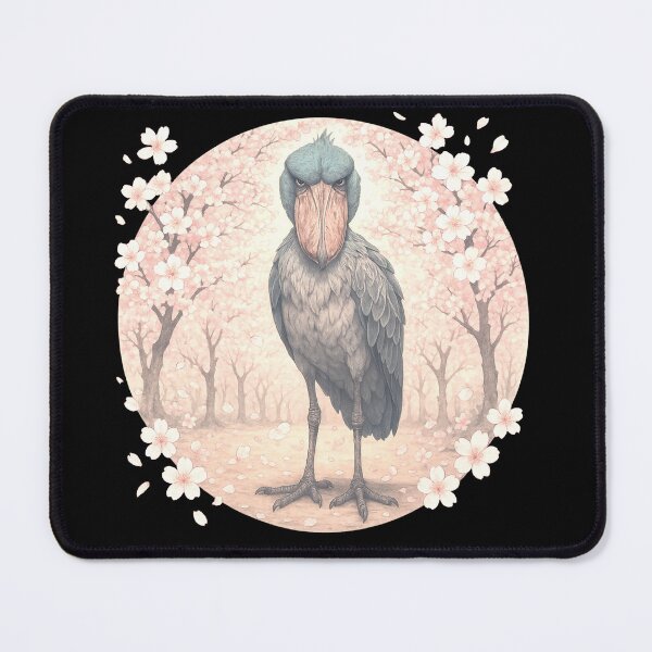 Item preview, Silent Spring – Shoebill & Sakura designed and sold by SUNAGIMO9999.