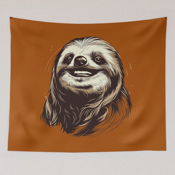 Item preview, cute sloth designed and sold by pinklamas.