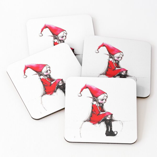 Item preview, Pretty Blonde Elf Girl Sticker designed and sold by ArtbyJustis.