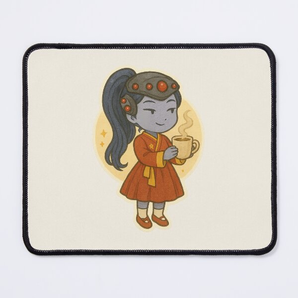 Item preview, Widowmaker with a hot drink designed and sold by Amelie Lacroix.