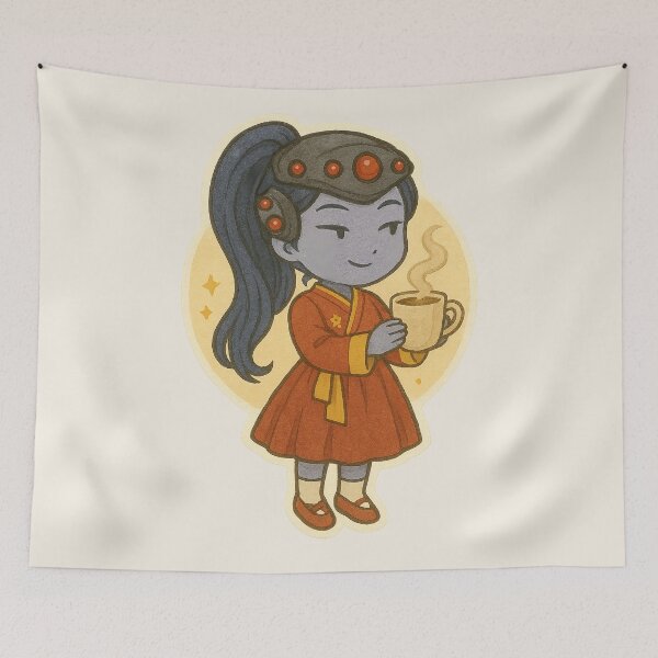 Item preview, Widowmaker with a hot drink designed and sold by Amelie Lacroix.