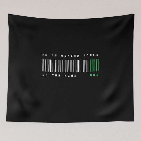 Item preview, be kind barcode designed and sold by sydney-syder.