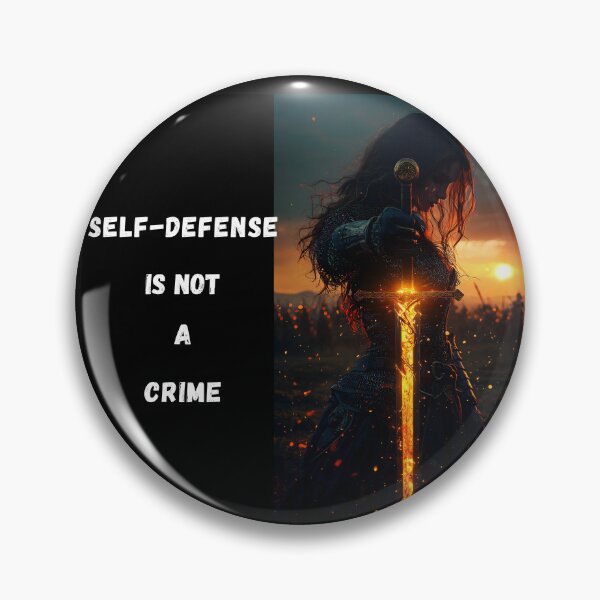 Item preview, Self-defense is not a crime! designed and sold by TheCleverSkull.