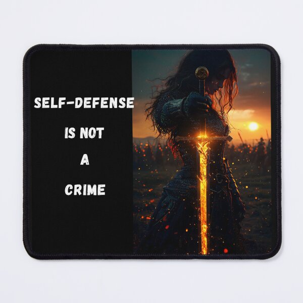 Item preview, Self-defense is not a crime! designed and sold by TheCleverSkull.