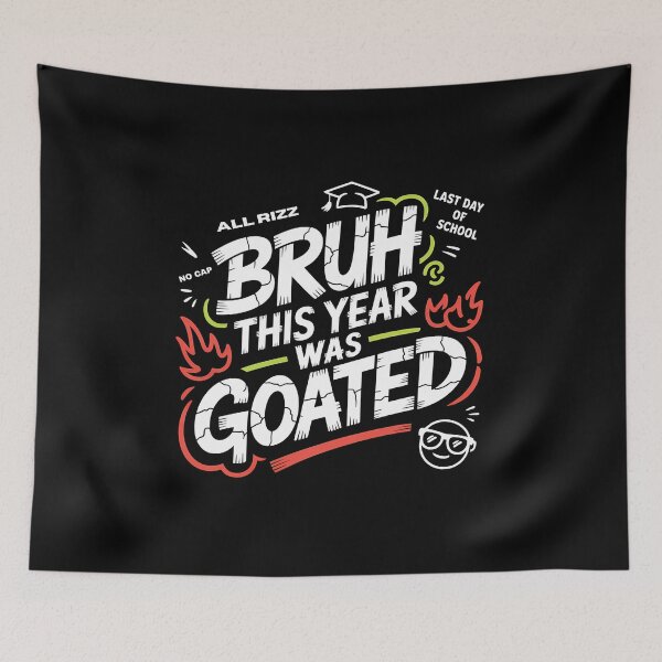 Item preview, Bruh This Year Was Goated - The perfect gift for anyone graduating and looking to celebrate with humor and style. designed and sold by ZyziowskyArt.