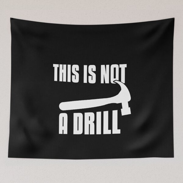 Item preview, This is Not a Drill It is a Hammer Contractor Pun` designed and sold by spitzys.