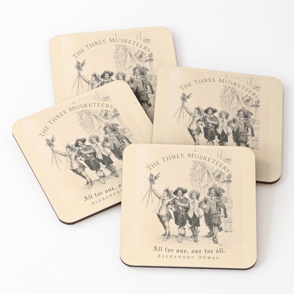 Item preview, Alexandre Dumas quote: All for one, one for all. designed and sold by artbleed.