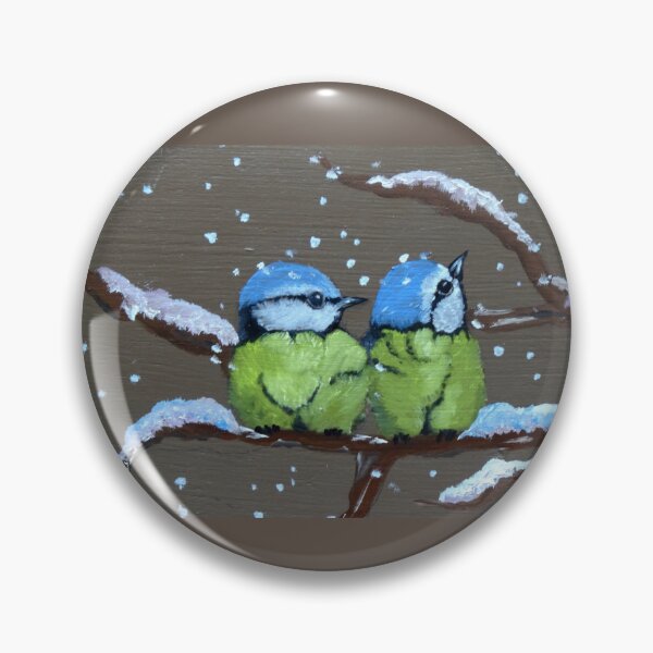 Artikelvorschau, Meise im Winter, Geschenk für Mann und Frau entworfen und verkauft von DiensDesign.