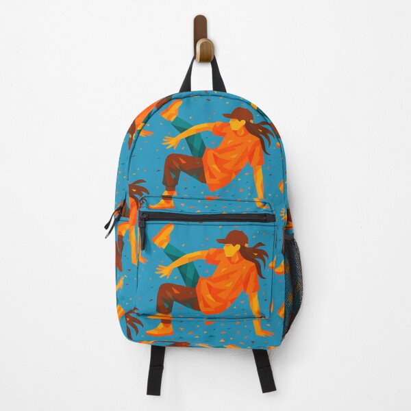 Item preview, Street dancer abstract woman silhouette, freestyle breakdance designed and sold by Painted Planet.