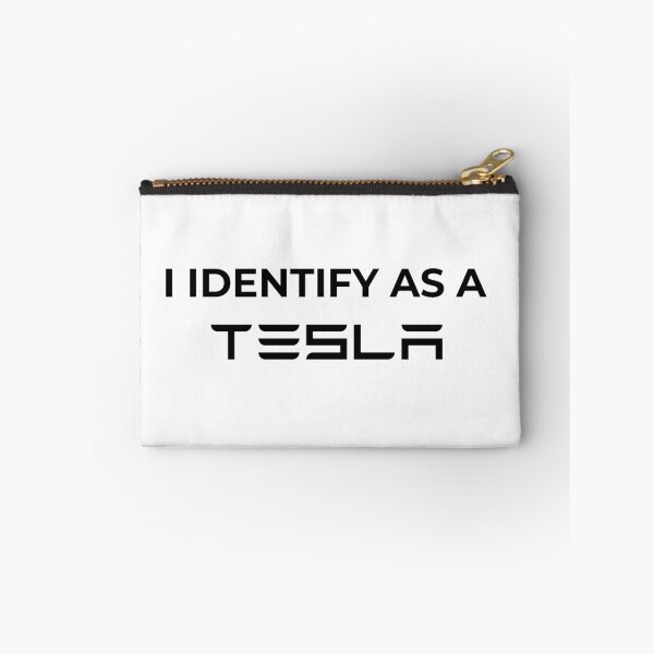 Item preview, I identify as a tesla funny car bumper designed and sold by Wordsmith-Wear.