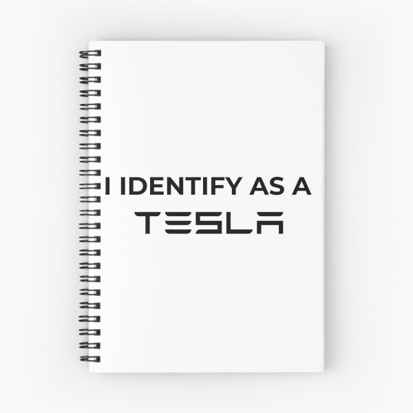 Item preview, I identify as a tesla funny car bumper designed and sold by Wordsmith-Wear.