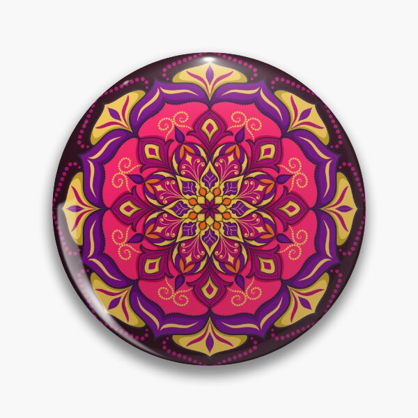 Item preview, Elegant mandala design in Royal Fuchsia designed and sold by RisaArt22.