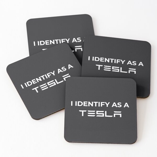 Item preview, I identify as a tesla funny car bumper designed and sold by Wordsmith-Wear.