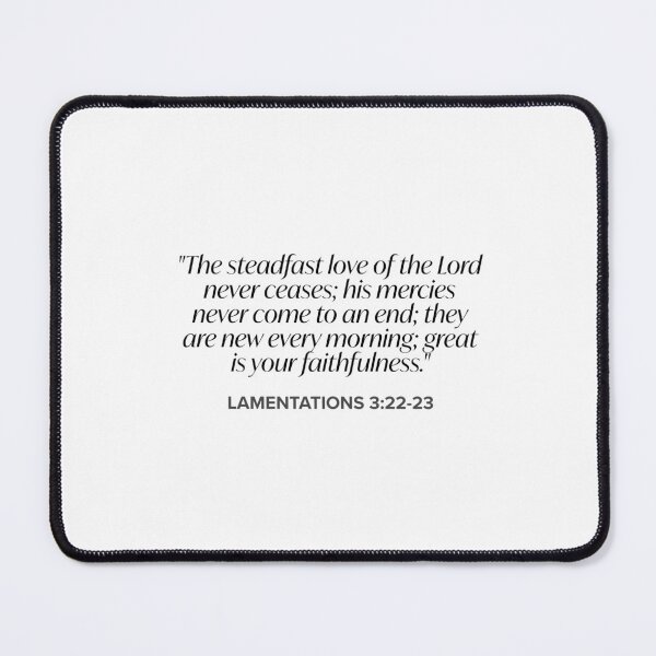 Item preview, Lamentations 3:22-23 designed and sold by bywellversed.