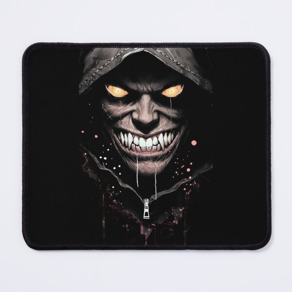 Item preview, Eerie Character With Sinister Grin And Glowing Eyes designed and sold by Aise06.