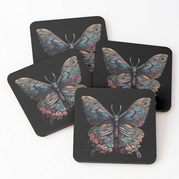 Item preview, hand drawn of beautiful vintage butterfly design designed and sold by NivyasArtistry.