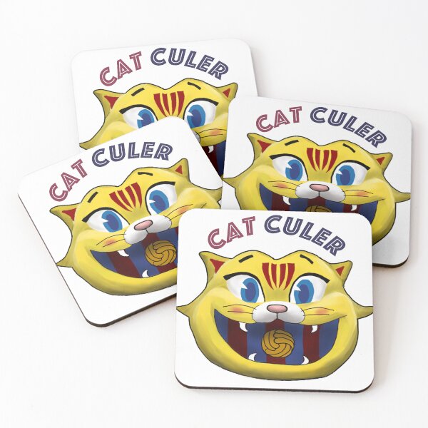 Item preview, CAT Culer head FCB Mascot with font designed and sold by hachenege.