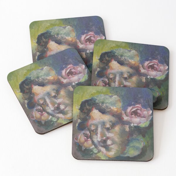 Item preview, the smiling pond lady  designed and sold by scrumptiousart.