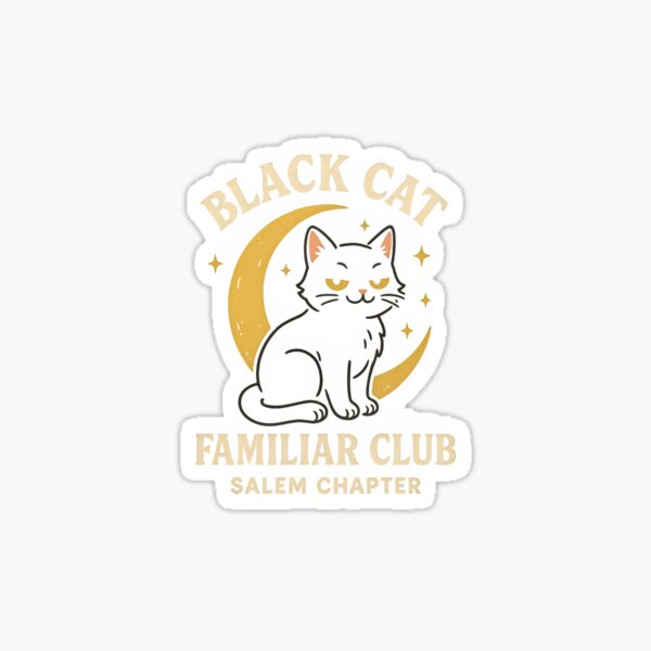 Aperçu de l'œuvre Club des familiers du chat noir créée et vendue par Uglyandcute.