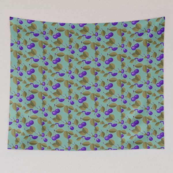 Item preview, Enchanted Indigo Cherry Grove designed and sold by Arslan2013.
