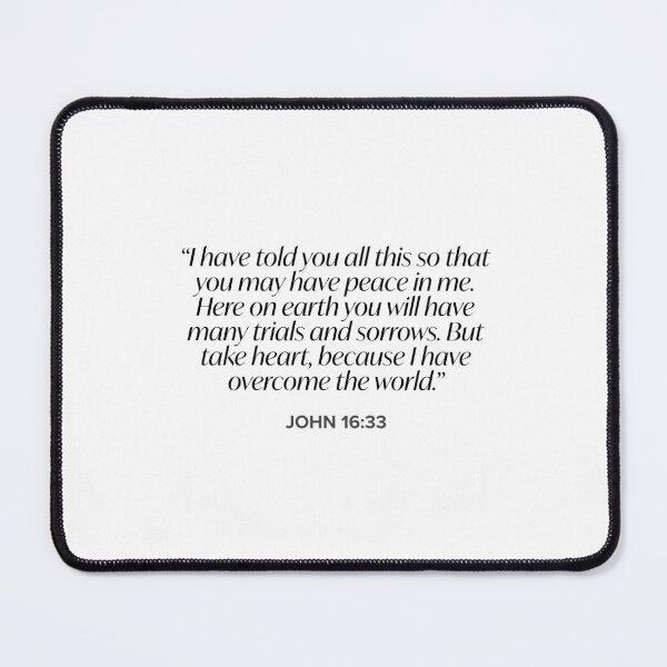 Item preview, John 16:33 designed and sold by bywellversed.