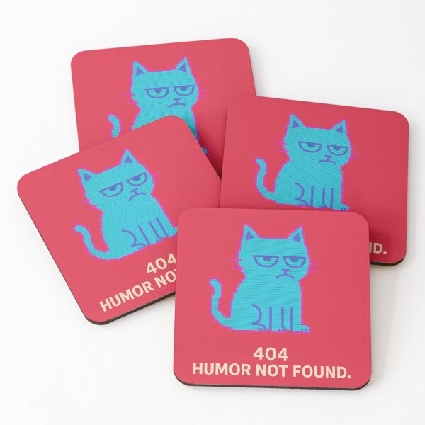Item preview, 404 Cat – Pixel Meme Art “Humor Not Found” designed and sold by GalleryGlow Fantasy Art.