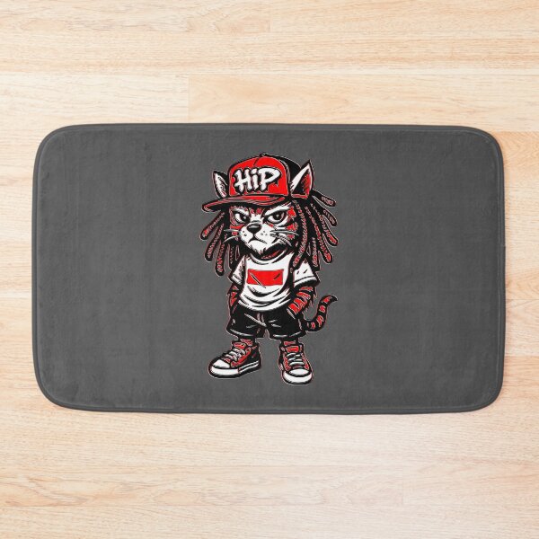 Item preview, Hip Hop Cat with Street Style Attitude designed and sold by 4rpixs.
