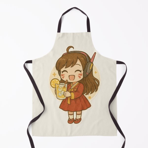 Item preview, D.va with a lemonade designed and sold by Amelie Lacroix.