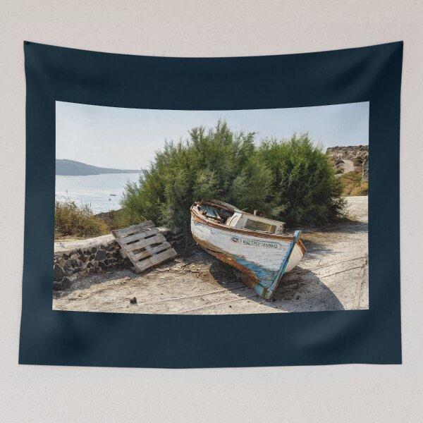 Item preview, Weathered Boat Santorini designed and sold by Weston  Westmoreland.