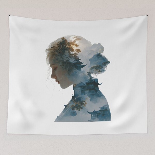 Item preview, Dreamscape of the East designed and sold by zoecreatiwe.